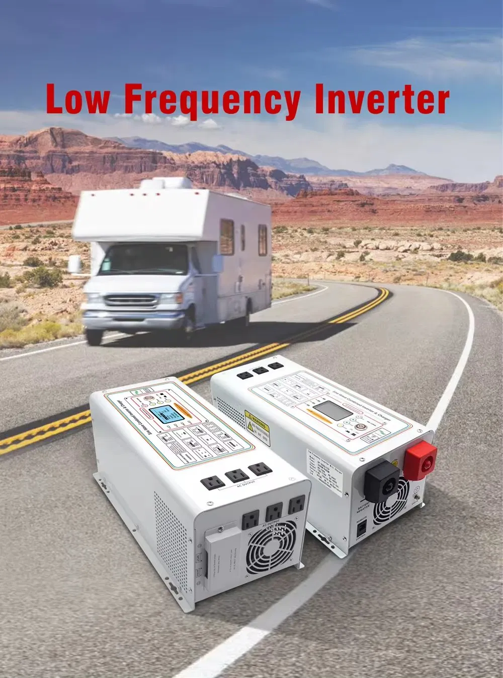 Rated Power 7000W Peak Power 21000W 24V 48V 60V 72V to 110V 220V UPS Pure Sine Wave Low Frequency Inverter