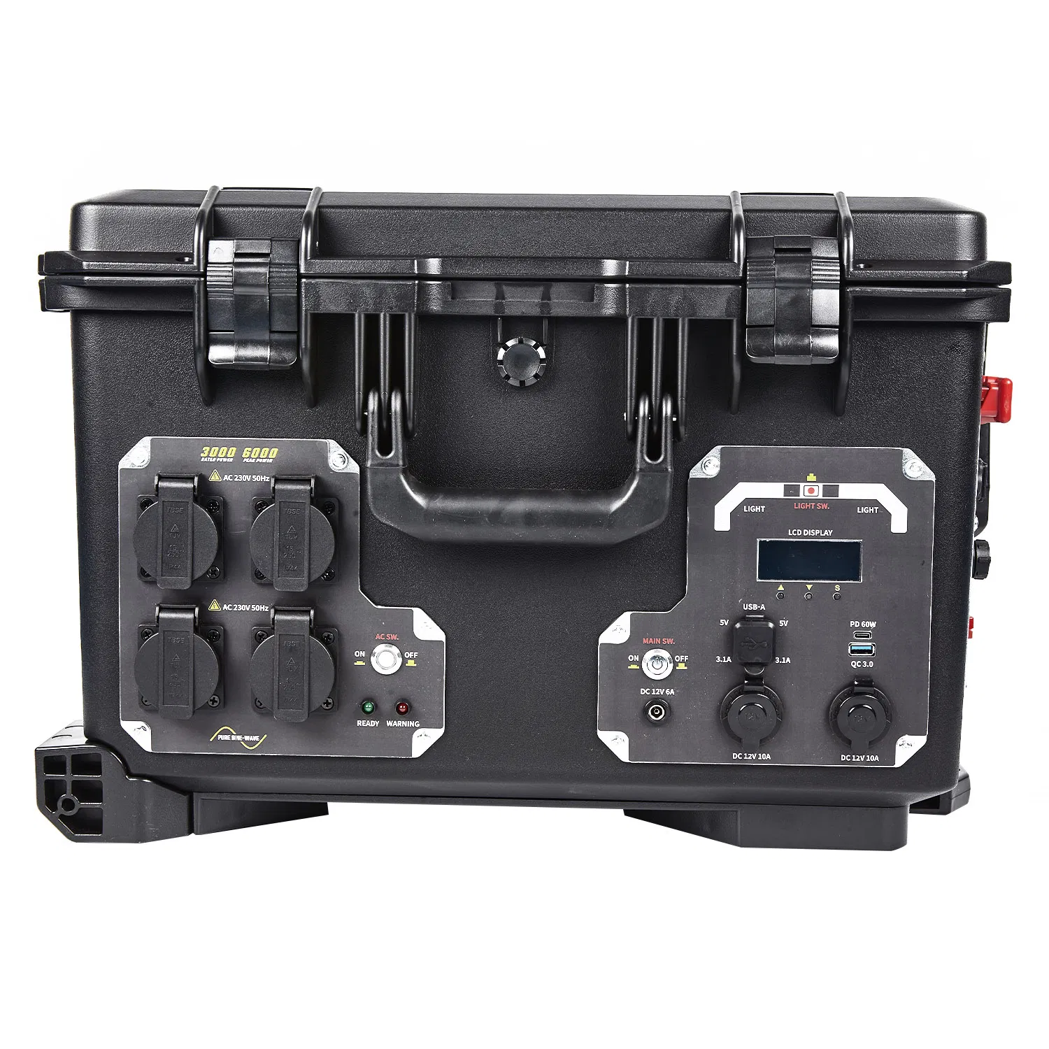 3000W 3840wh 60Hz Reliable Power Control System Zero Gravity Intelligent Control Portable Solar Power Generator