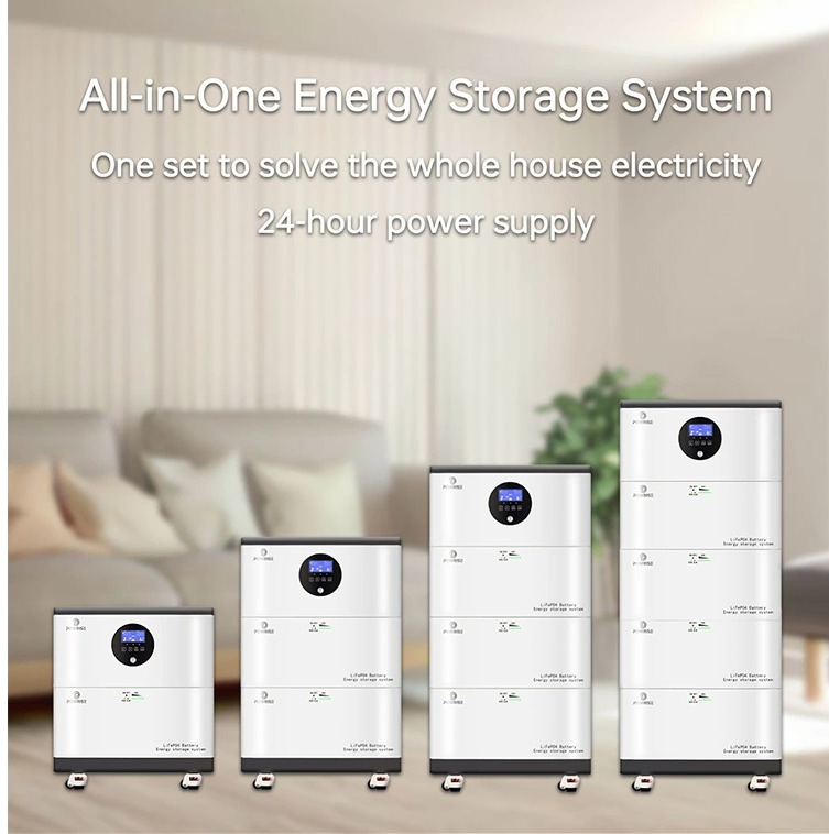 New Design All-in-One Power Storage Power System 3.5kw 5.5kw 10kw 15kw Max. 15PCS Parallel Power Supply Simultaneously Battery Management System