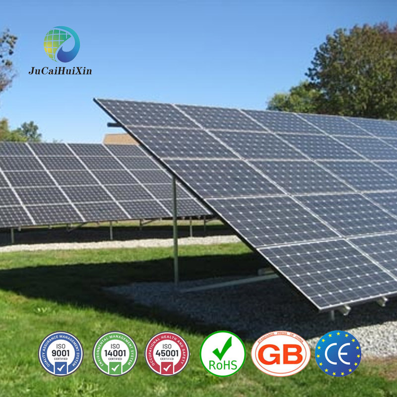 Jchx Customizable 275 Grams of Zinc Aluminum Magnesium Coated Steel Solar Frame Ground Mount Structure