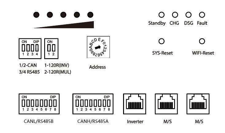 4.8kwh Renewable Energy Pure off-Grid Standard Ess for Household