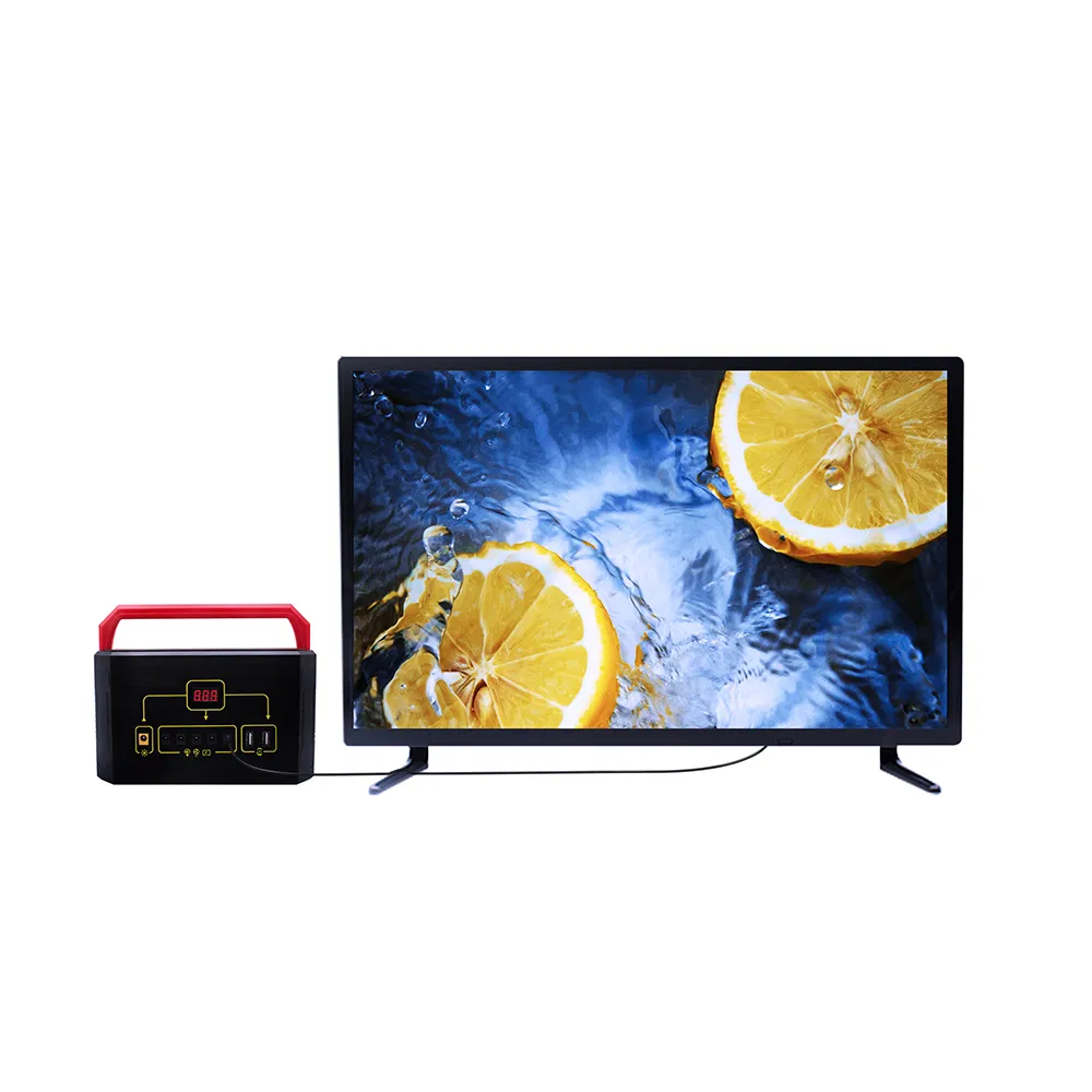 Solar Power Energy Home Application System Run DC TV and Fan