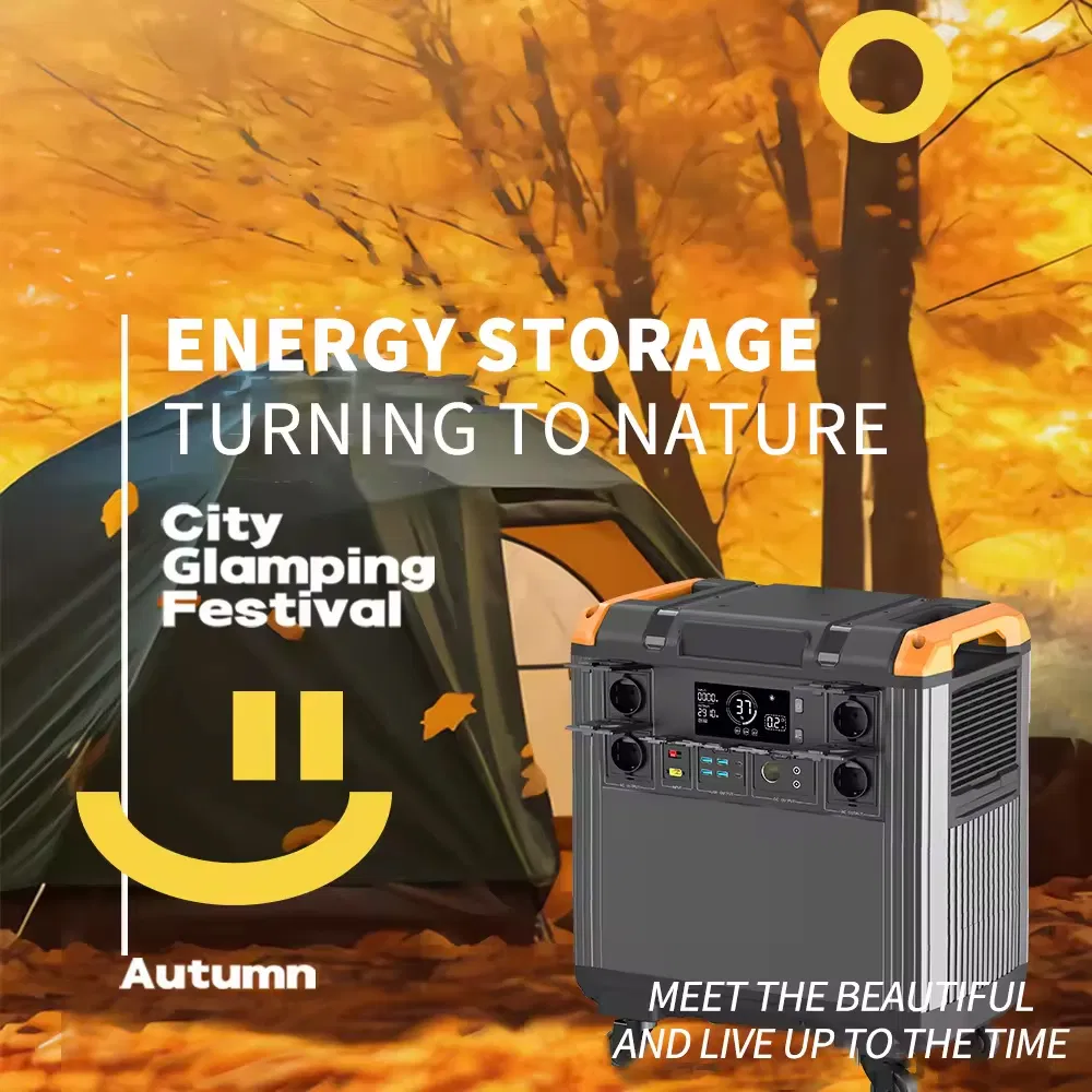 5000W Portable Power Station 5376wh 2.5hours Fast Charging Outdoor Camping/Home Use