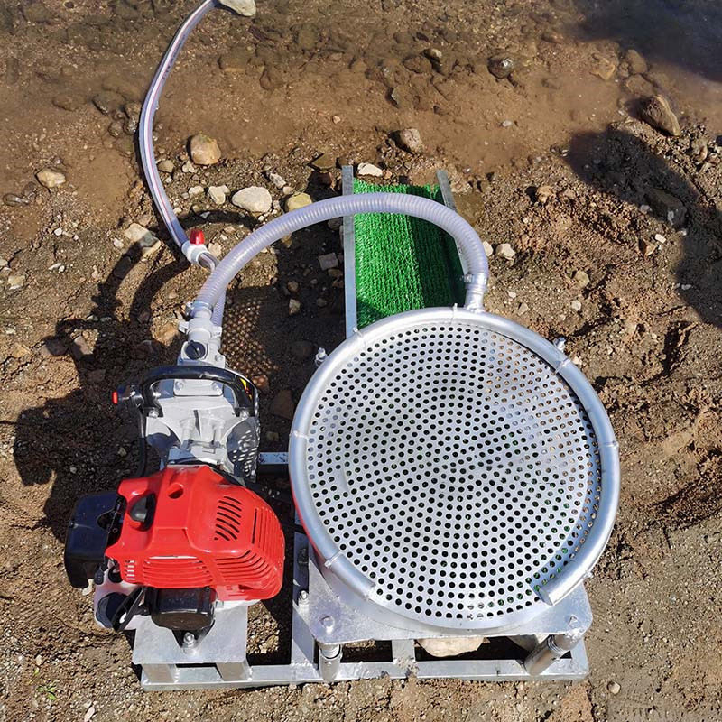 Portable Gold Mining Sluice Box Personal Devices for Ore Recycling Rate 95%