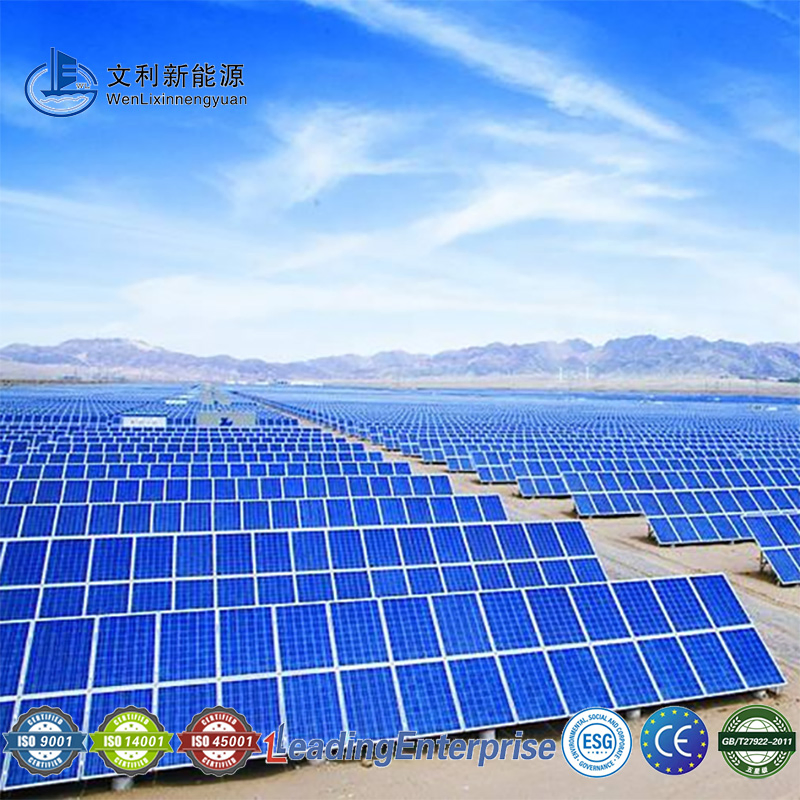 Durable Ground Solar Mounting Structure for PV Panels