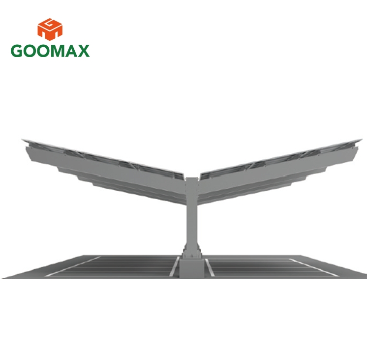 Goomax Custom Double-Side Solar Ground Mounting Carport Structure