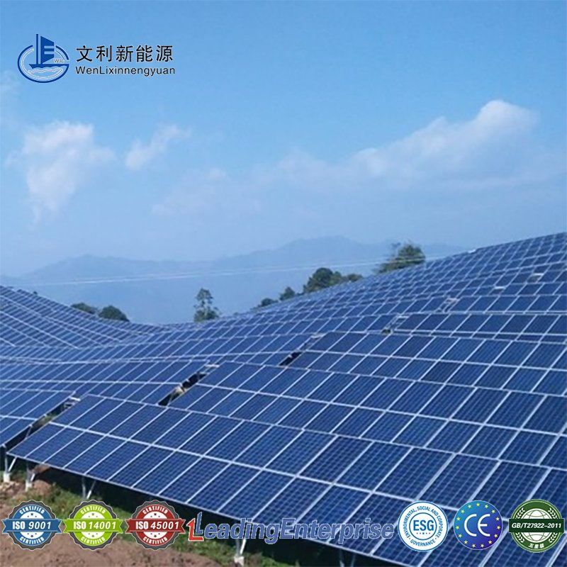 Durable Ground Solar Mounting Structure for PV Panels