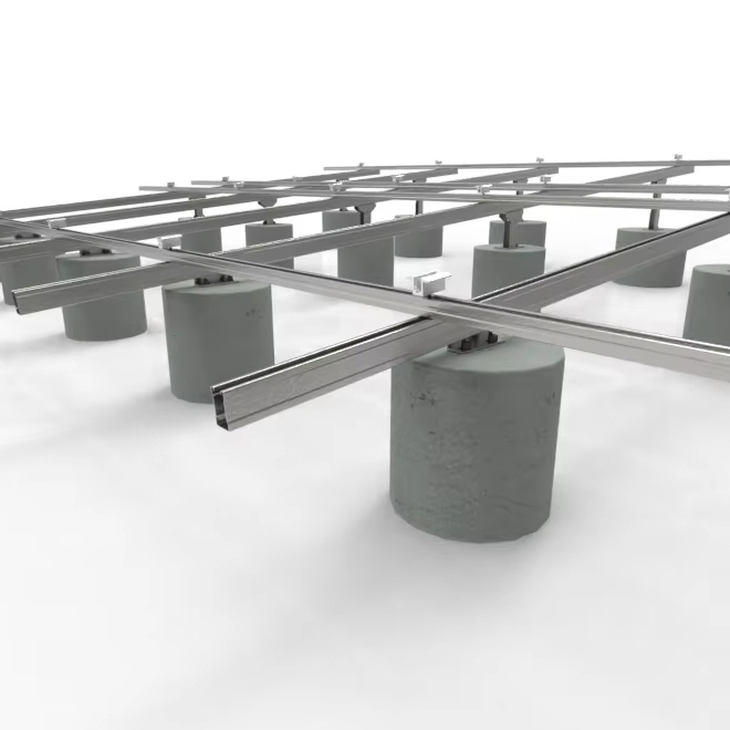 Aluminium Solar Panel Ground Mounted Racks Ground Mounting Structure