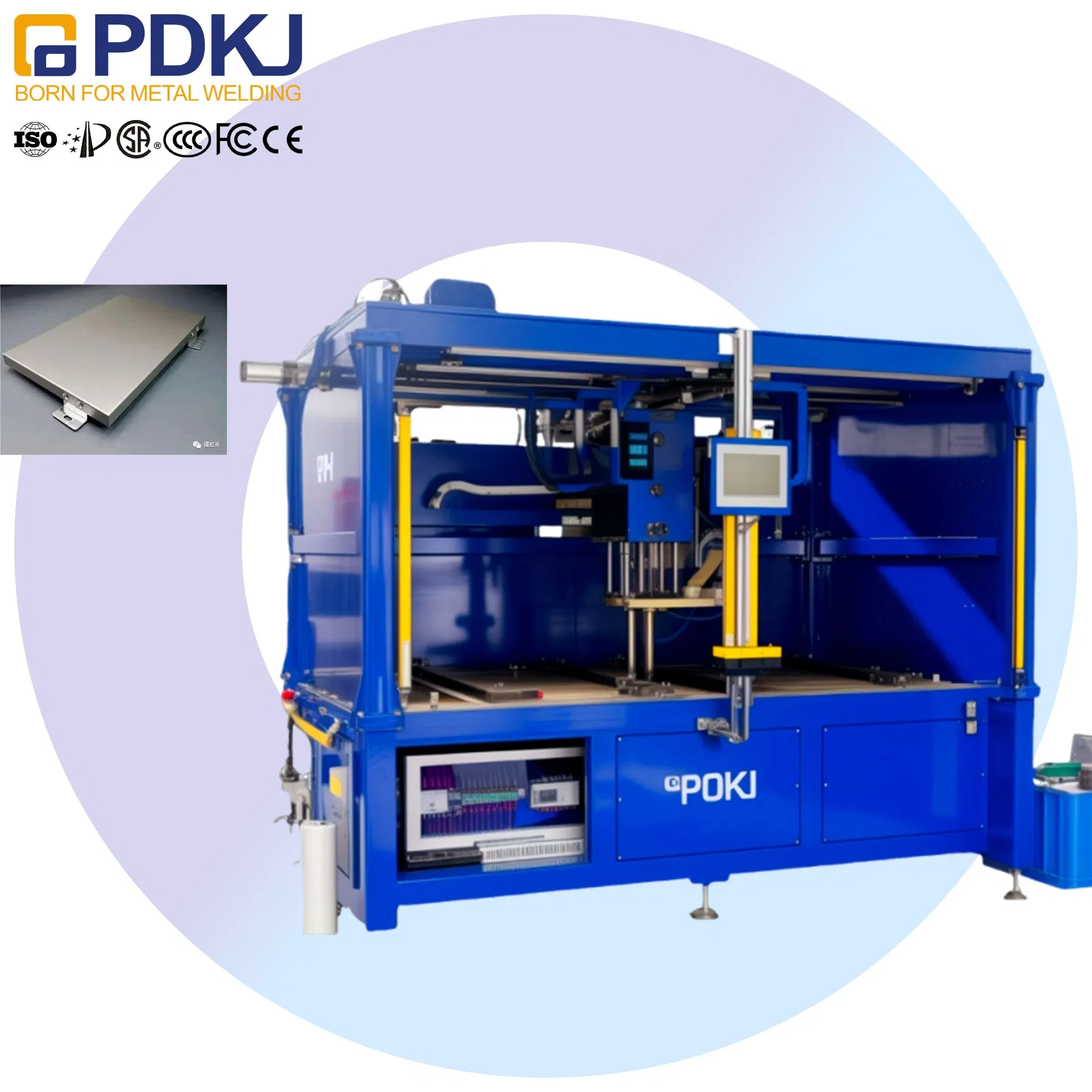 Energy Efficiency Spot Welding Machine Gantry Automatic Spot Welding Device for Aluminium Metal Furniture