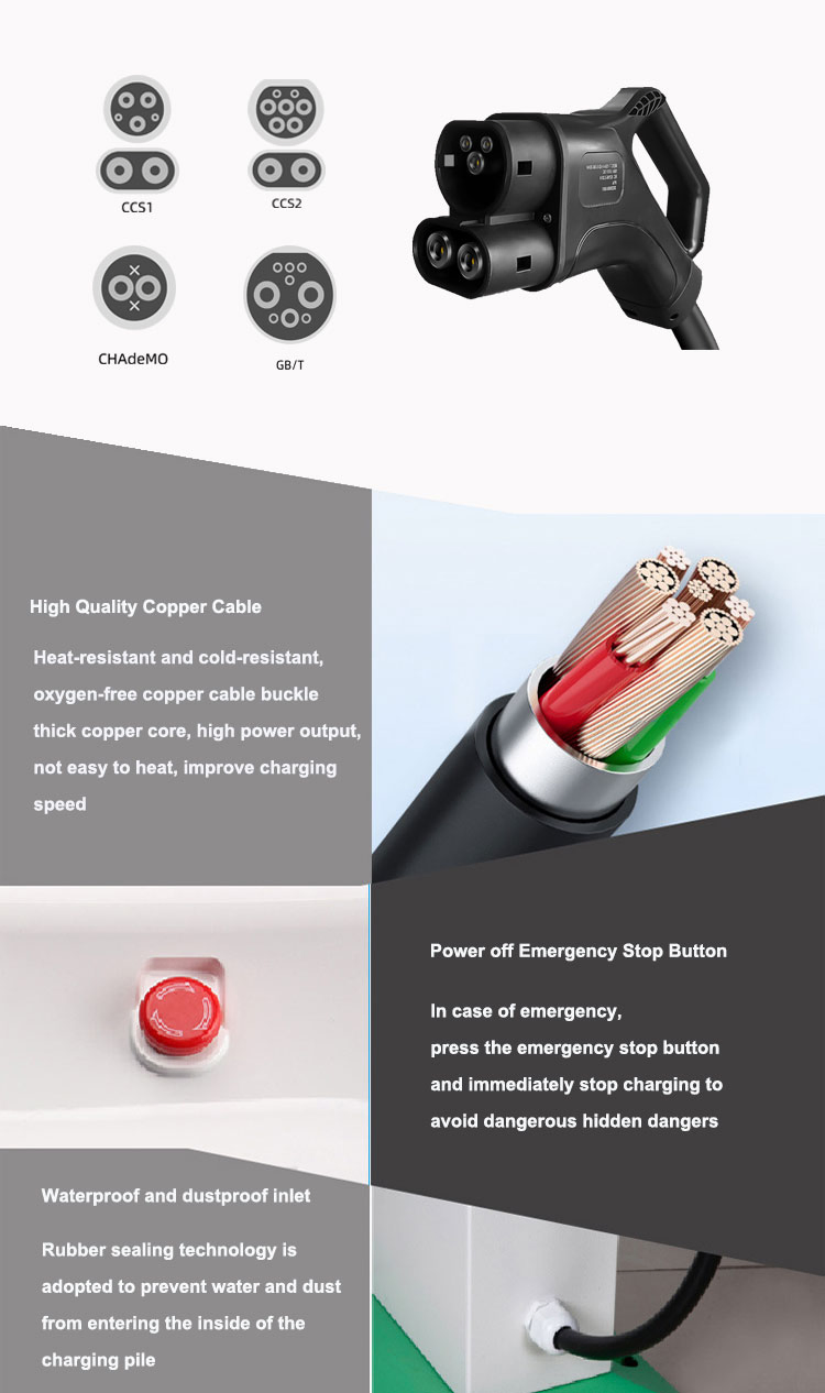 High-Performance 60kw 80kw CE Certified EV Charging Solution