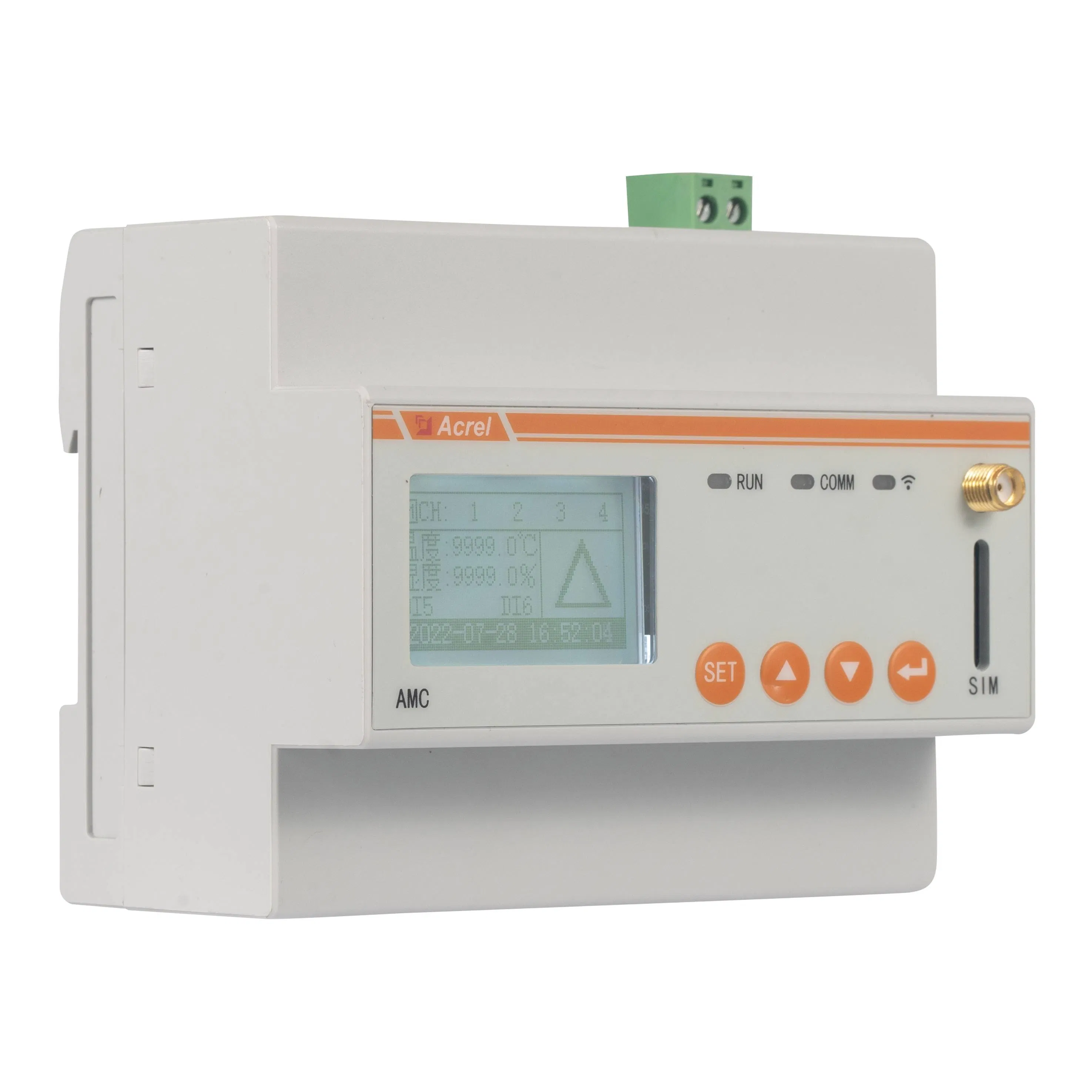 Acrel Amc200L-8e3 Connect to 8 Three-Phase AC Circuits at The Same Time Power Monitoring Device LCD Display