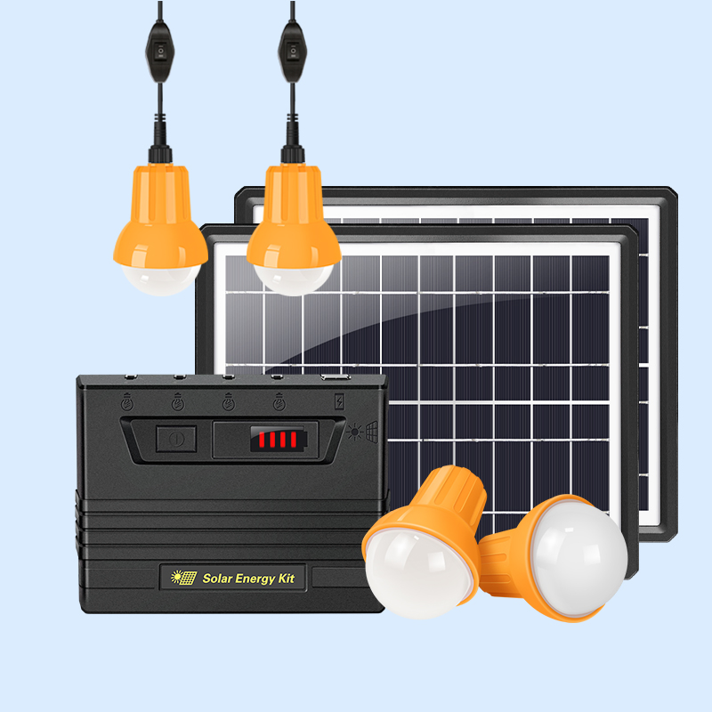 off Grid Mini Solar Home System 10W Solar Panel Kit SKD Solar Lighting System for Africa/Nigeria/Rwanda/Uganda/Tanzania Market Indoor and Outdoor Use