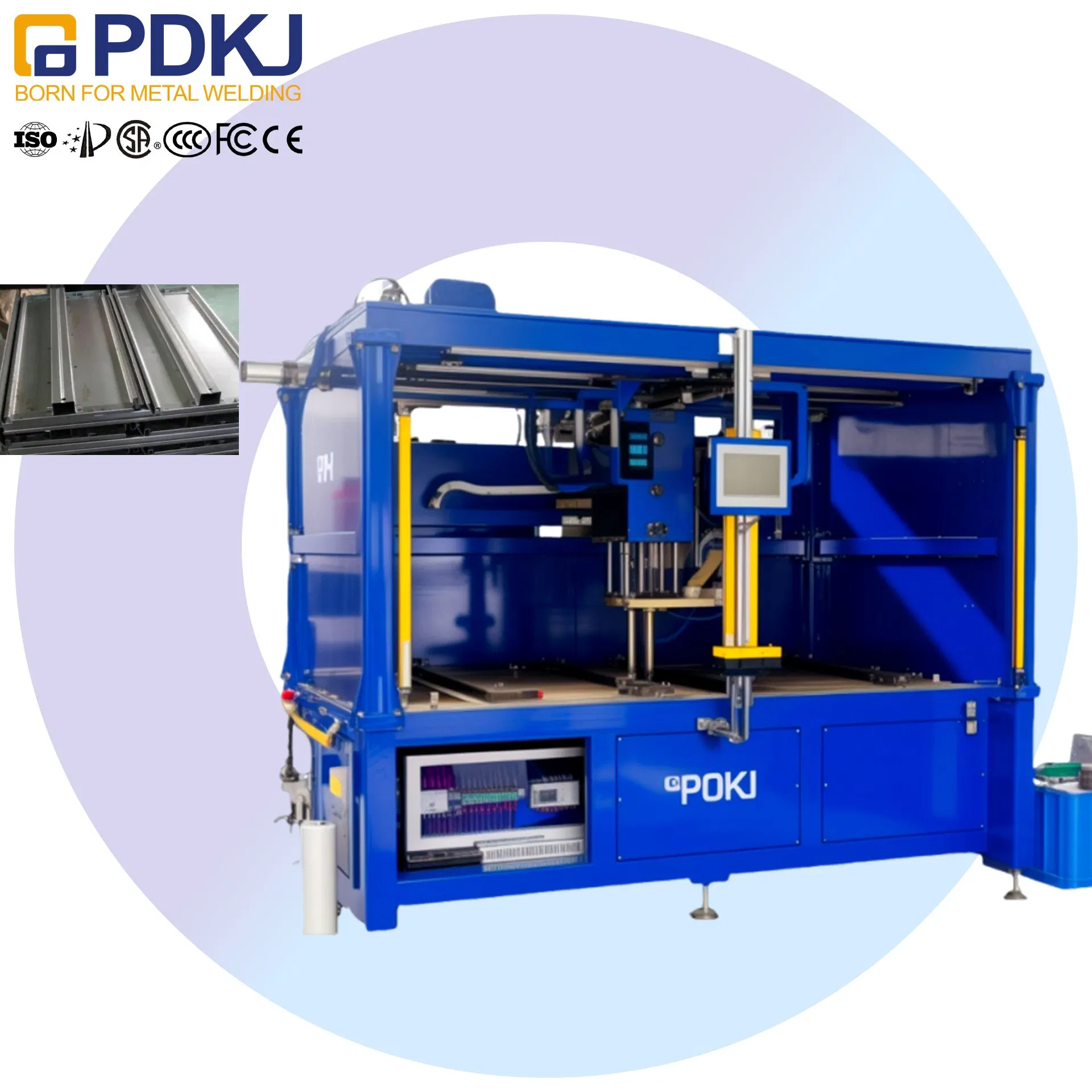 Energy Efficiency Large Spot Welder Gantry Automatic Spot Welding Device for Aluminum Metal Furniture