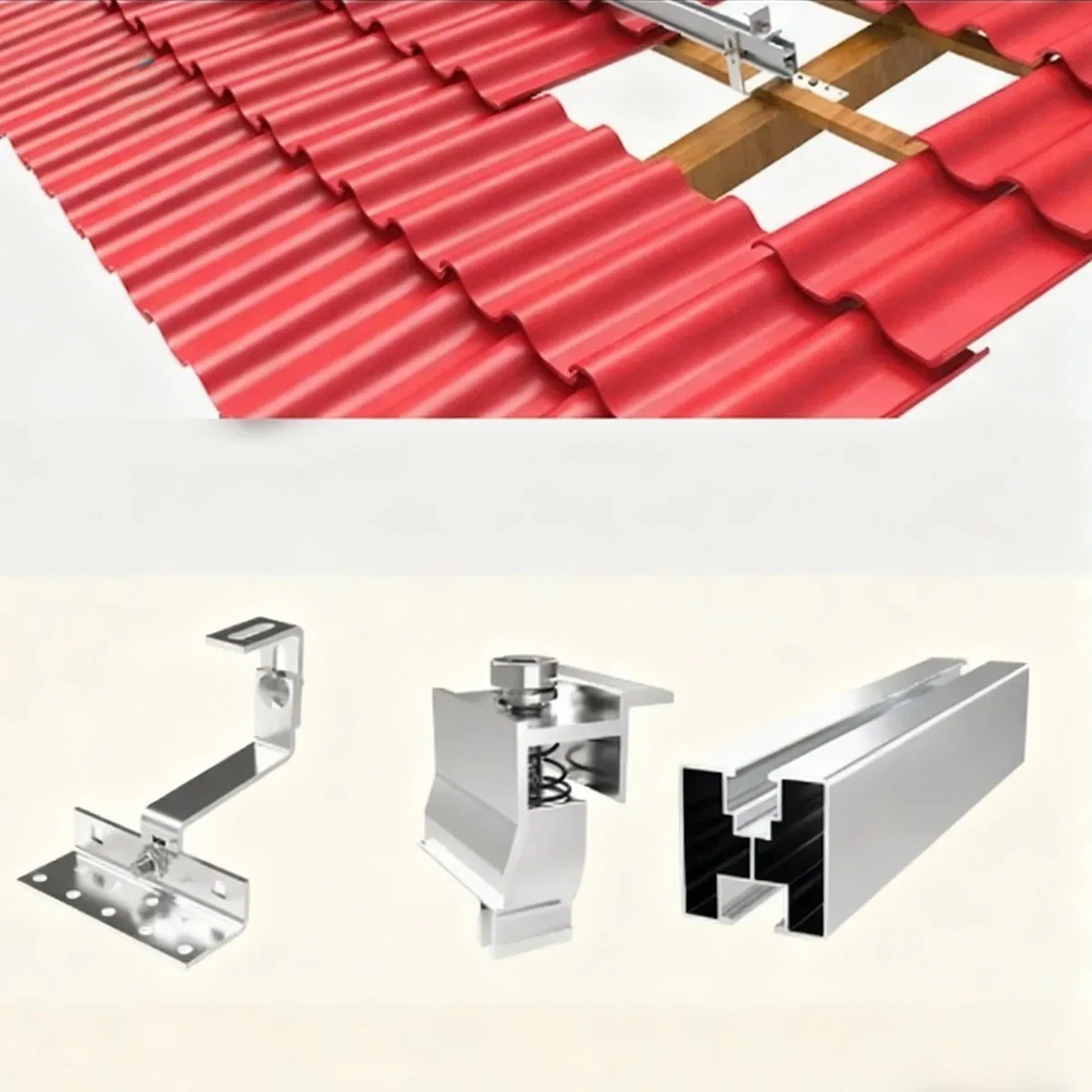 Dwin Custom Wholesale Steel Roof Solar Mounting Structure