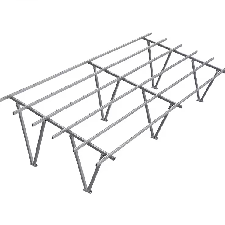 Aluminium Solar Panel Ground Mounted Racks Ground Mounting Structure