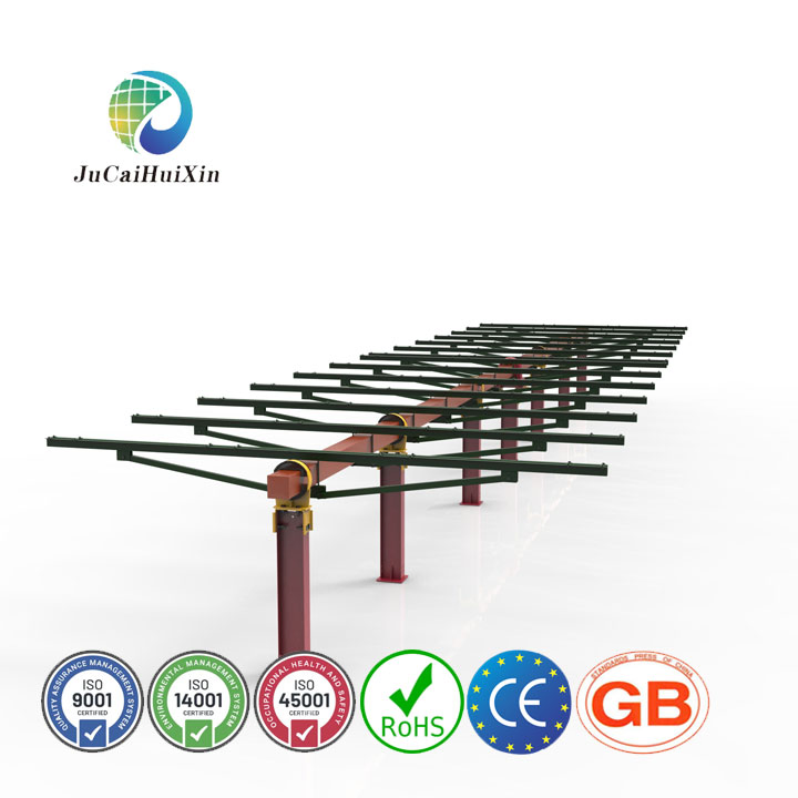 Wholesale Hot Dipped Galvanized Ground Solar Array Single Axis Mounting Structure