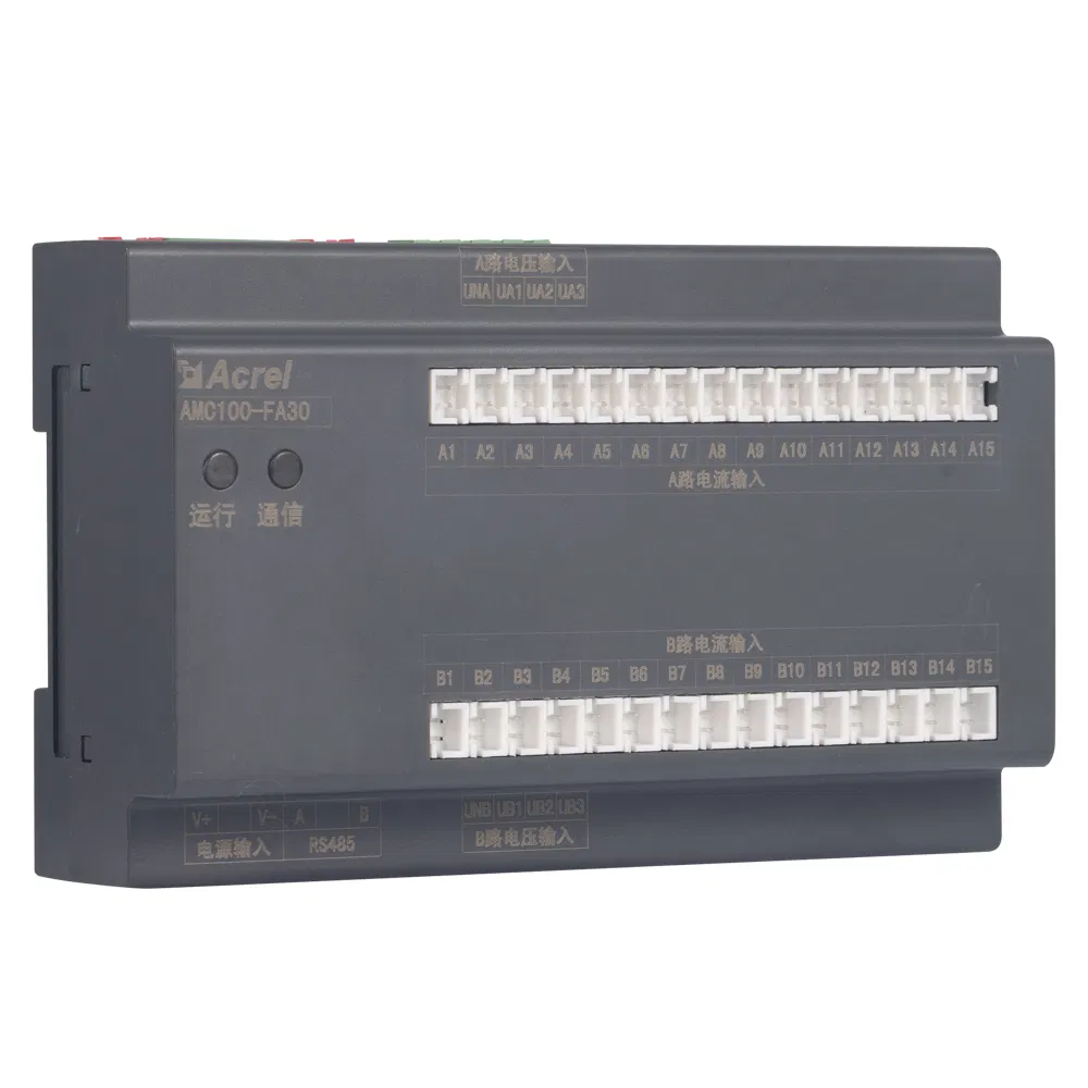 Acrel Amc100-Fak30 AC Multi-Circuit DIN Rail Monitoring Device with 30 Branch Full Electric Parameter and 1RS485 for Data Cent
