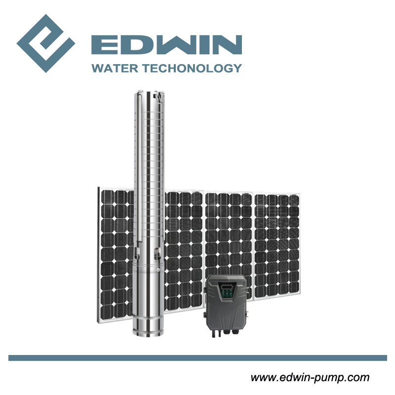 Energy-Saving Chinese Low Noise Vertical Solar Electric Submersible Water Pump Bomba De Agua Sumergible Solar