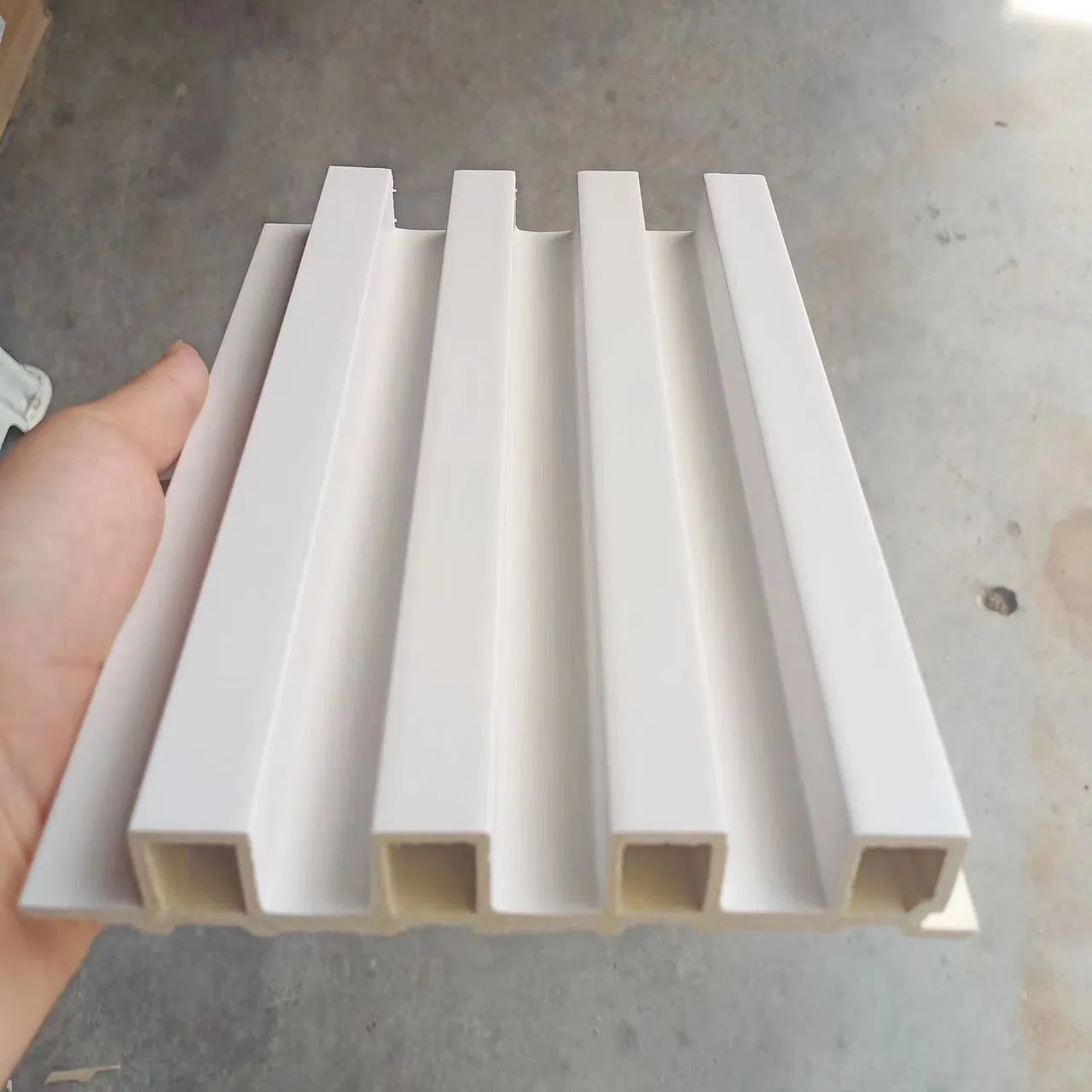 Morandi Green Wood-Plastic Composites WPC Wall Panel building material Decorative Interior