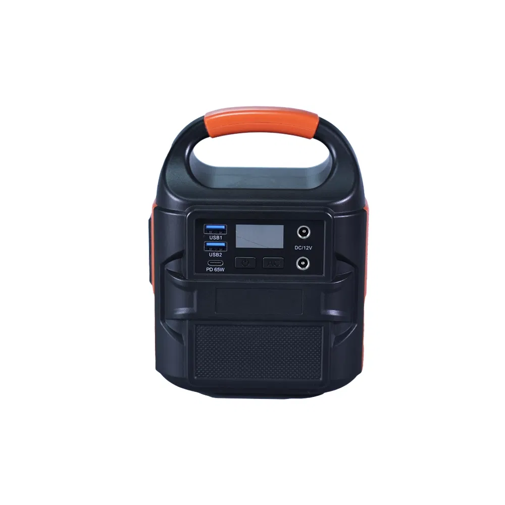 24000mAh 88.8wh 100W Portable Power Station Solar Inverter with AC/DC Output LED Light