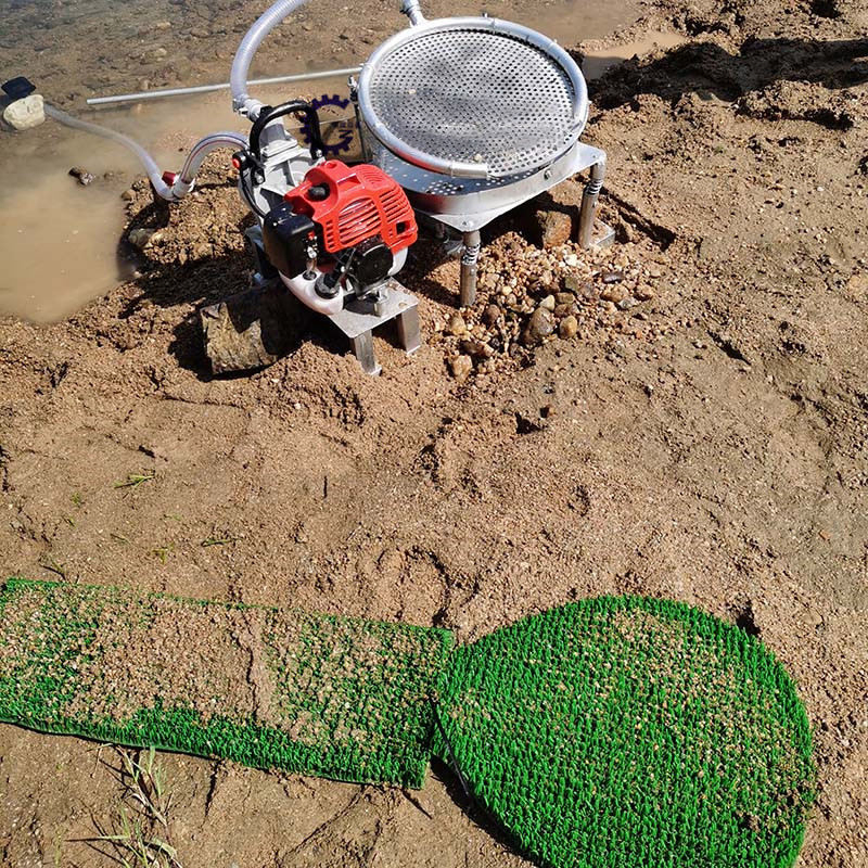 Portable Gold Mining Sluice Box Personal Devices for Ore Recycling Rate 95%