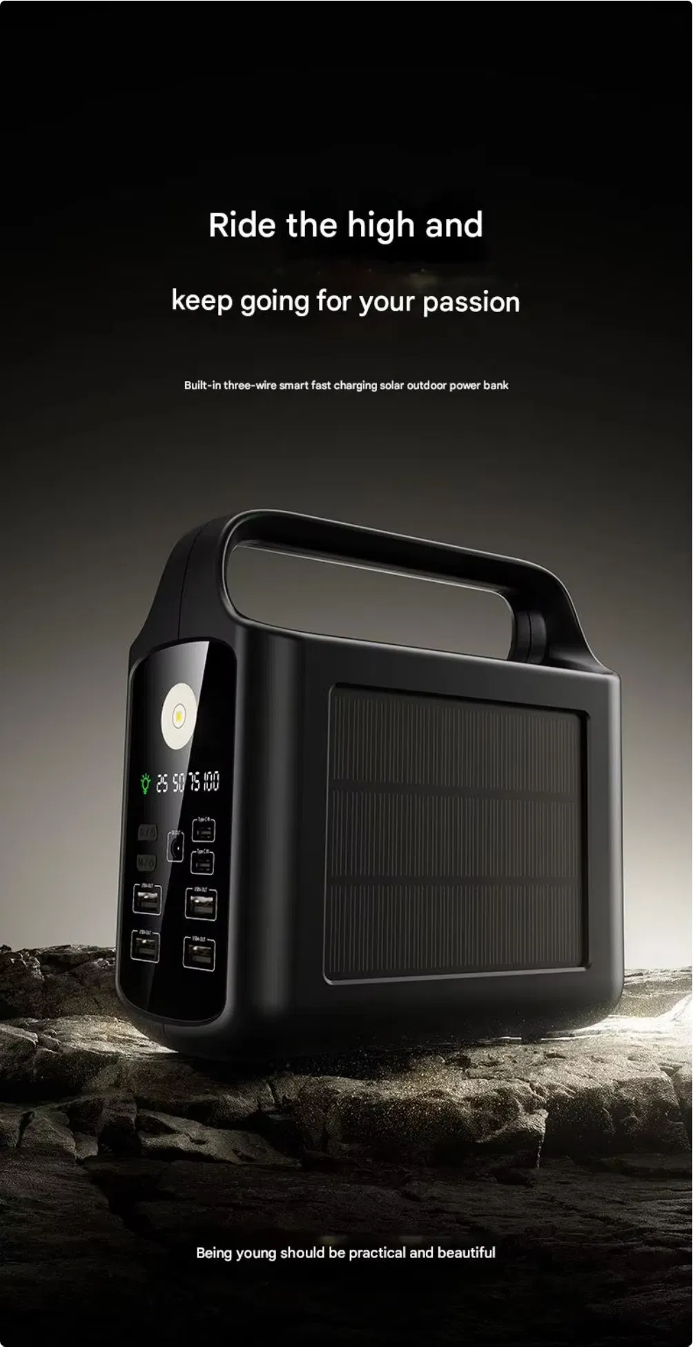 Ultra Slim Portable Solar Power Station 1