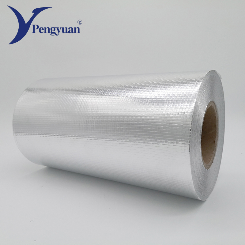 Foil Metallized Film Laminated Woven Fabric Insulation Material Building Material