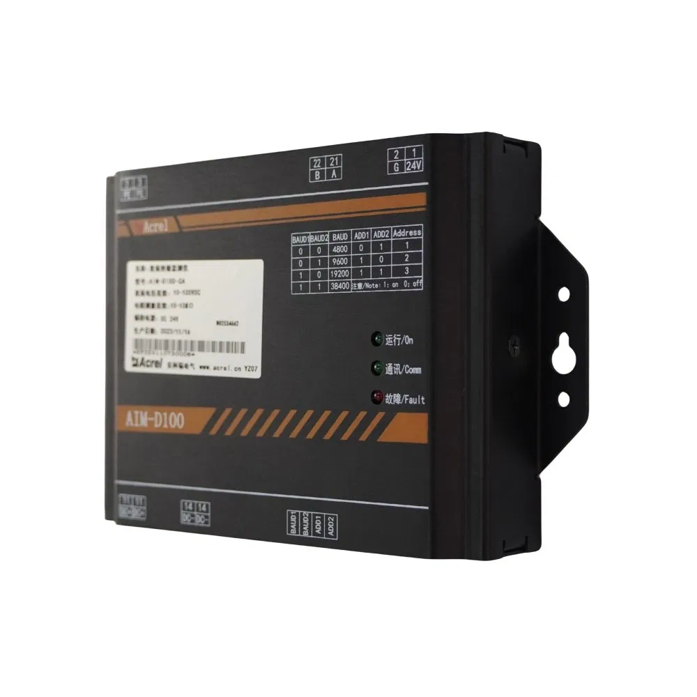 DC 0-1000V Insulation Power Monitoring Device LED Indication for Charging Station with RS485 Modbus-RTU