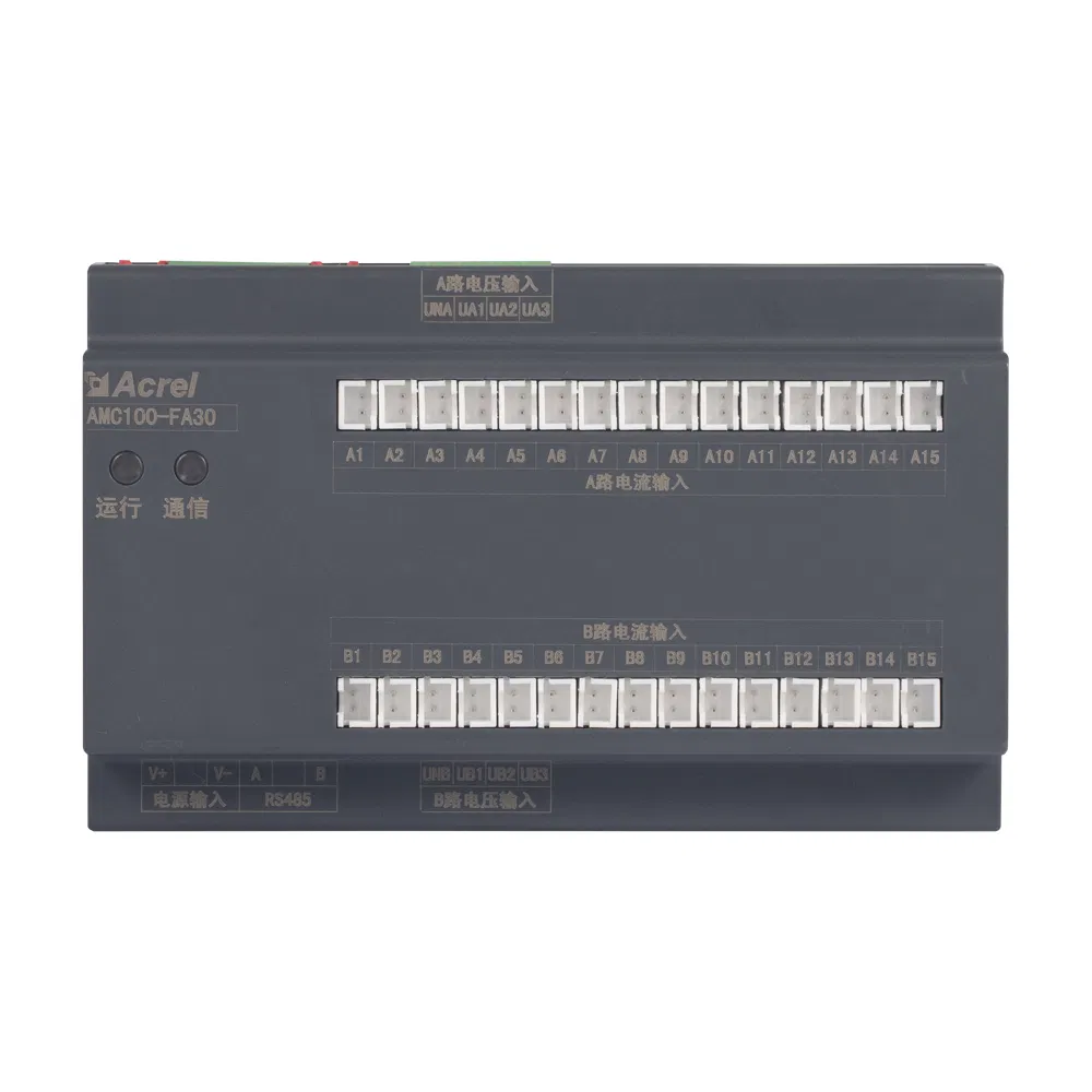 Acrel Amc100-Fak30 AC Multi-Circuit DIN Rail Monitoring Device with 30 Branch Full Electric Parameter and 1RS485 for Data Cent