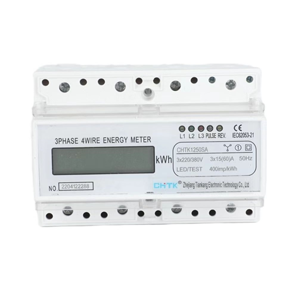 Smart Home Electricity Meter 220V Single-Phase Prepaid Meter IC Card Rechargeable Meter State Grid Standard