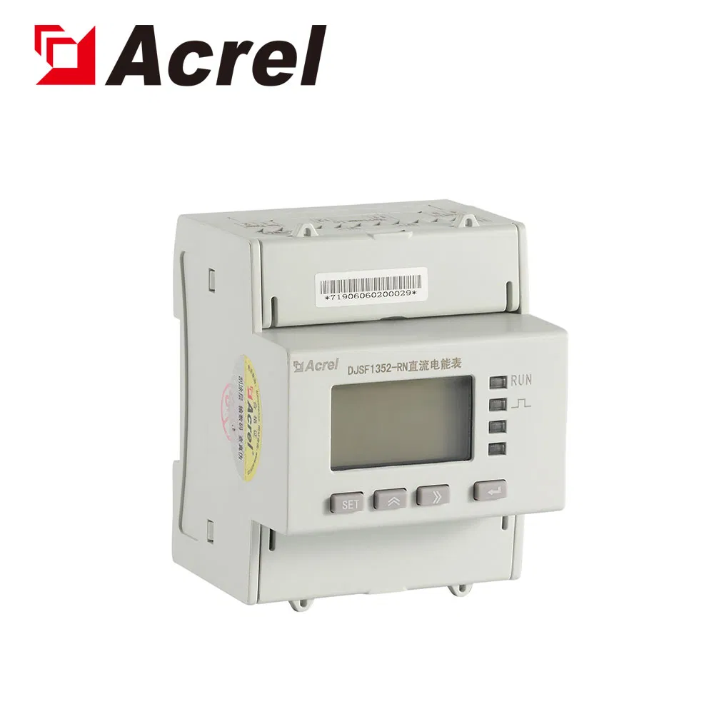 Acrel 1000V Dual DC Circuits Monitoring Device Class 1 Energy Meterrs485 Modbus-RTU Communication for EV Charging and Solar PV