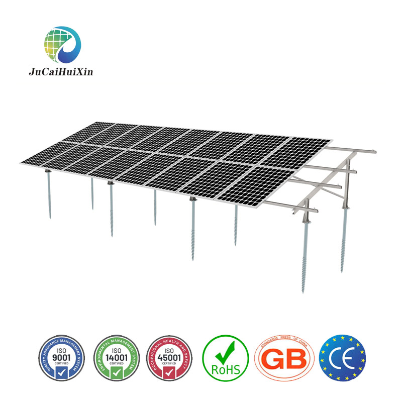 Jchx CE Certified Carbon Steel Structure for Ground-Mounted Photovoltaics