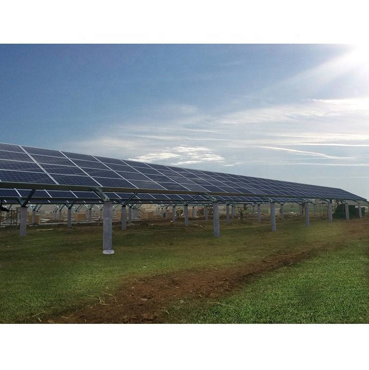 Customizable Carbon Steel Solar Panel Stand Ground Mounting Structure