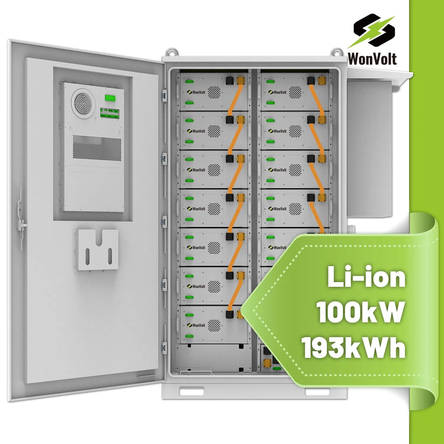100kw/193kwh Utility Cabinet - Grid Frequency Regulation Ready