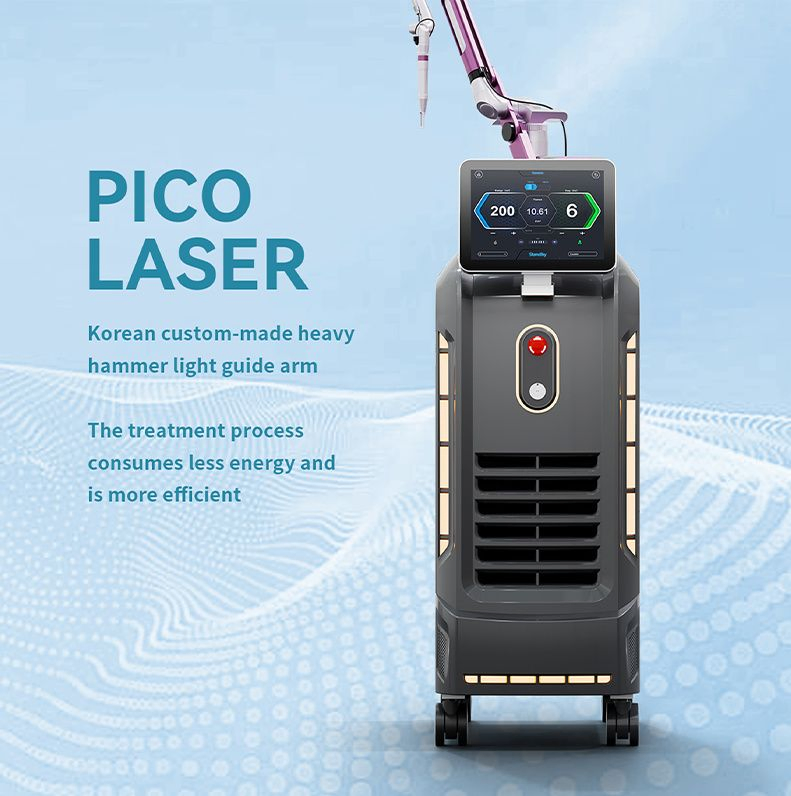 Pico Laser ND YAG Laser Tattoo Remove Machine Qswitch Laser Tattoo Removal Lutron Picocare Removal Tattoos Salon Equipment