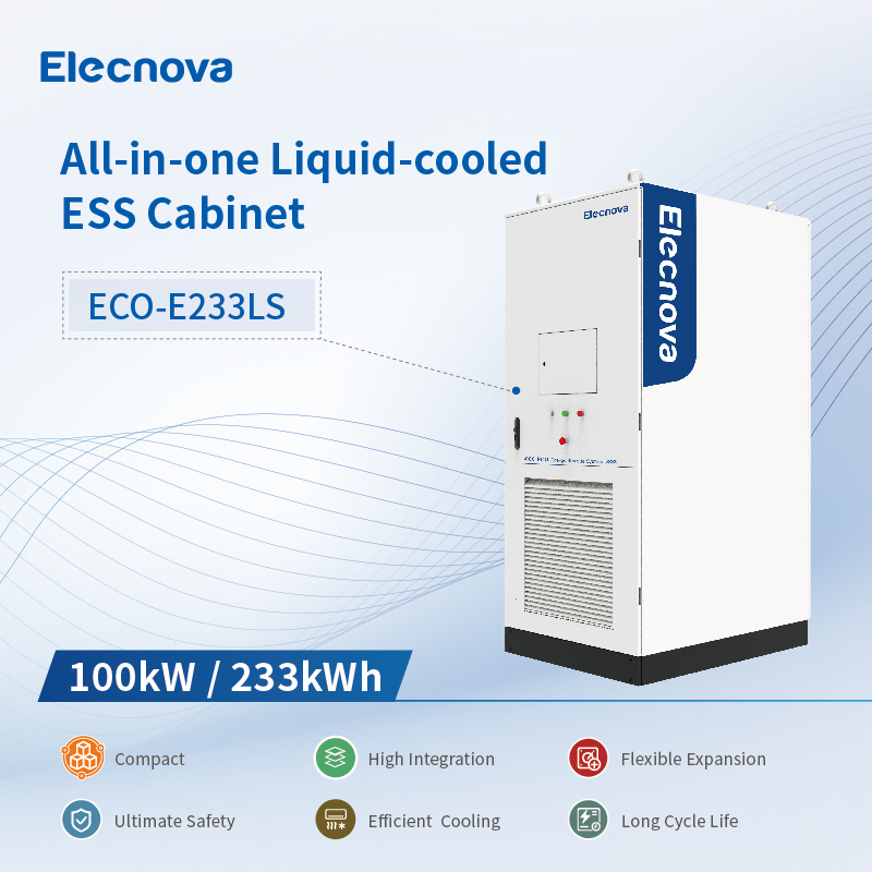 100kw 233kwh LiFePO4 Battery Energy Storage System Cabinet