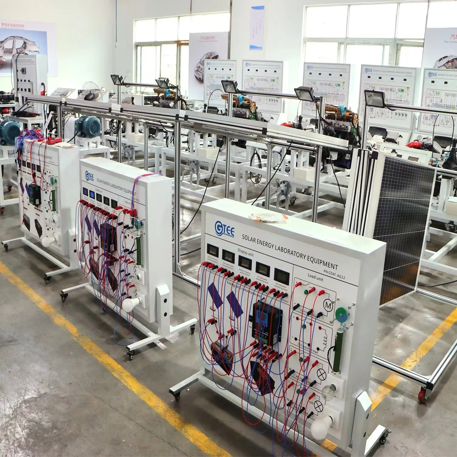 on-Grid off-Grid Photovoltaic Wind Power Plant Trainer Educational Equipment New Energy Training Equipment