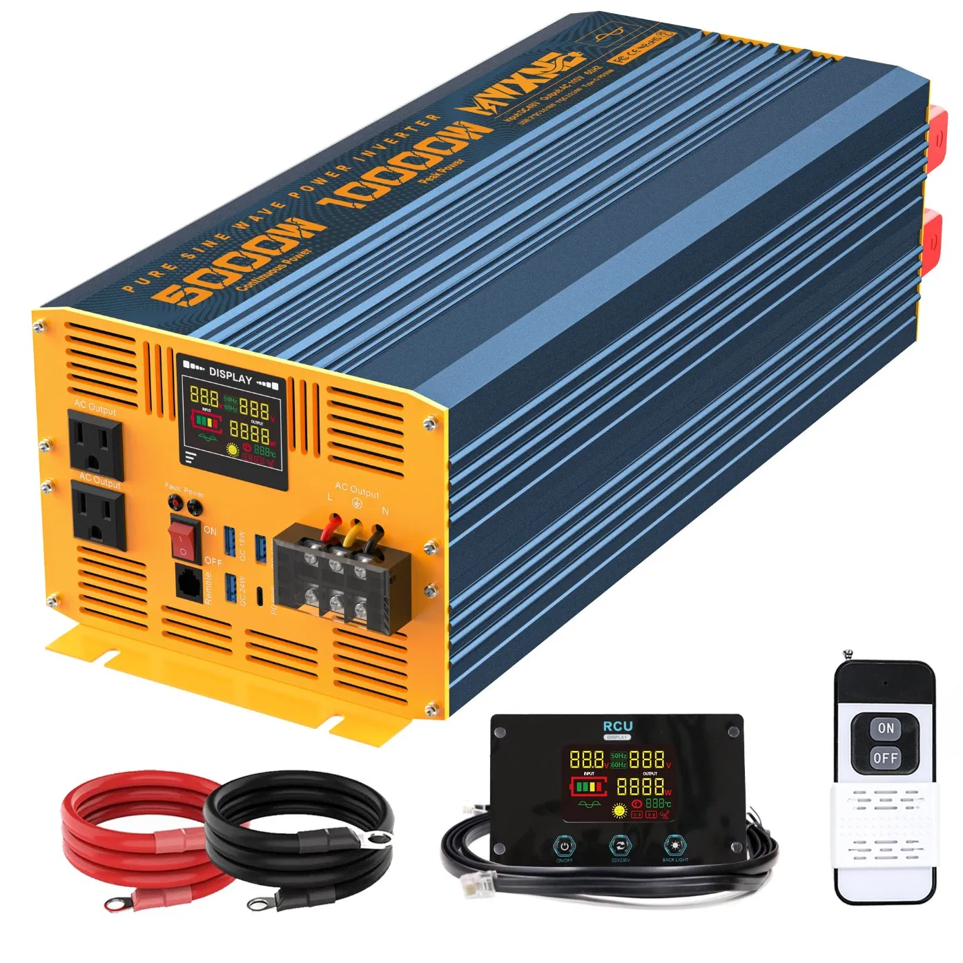 Us Stock Durable 5000W 48V to 110V 120V DC to AC Power Inverter for Home Use
