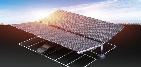 Goomax Custom Double-Side Solar Ground Mounting Carport Structure