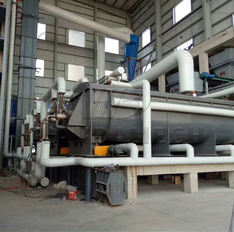 High-Efficiency Potassium Carbonate and Biological Potassium Fertilizer Drying Hollow Blade Drier Device with Energy-Saving and Environmental Protection