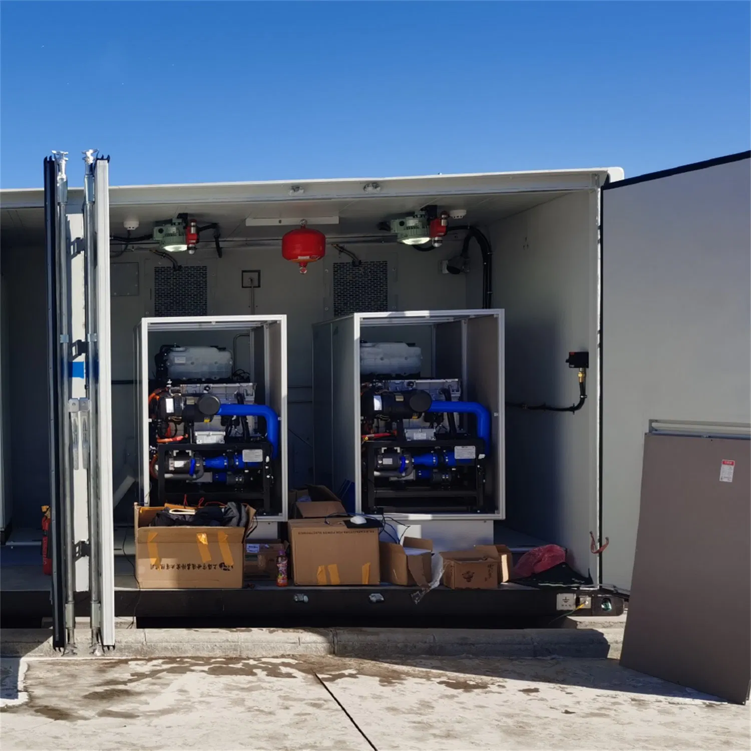 High power and high efficiency modular hydrogen energy storage power generation system