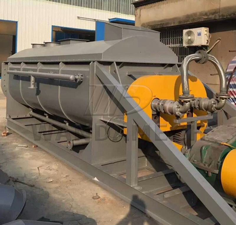 High-Efficiency Potassium Carbonate and Biological Potassium Fertilizer Drying Hollow Blade Drier Device with Energy-Saving and Environmental Protection