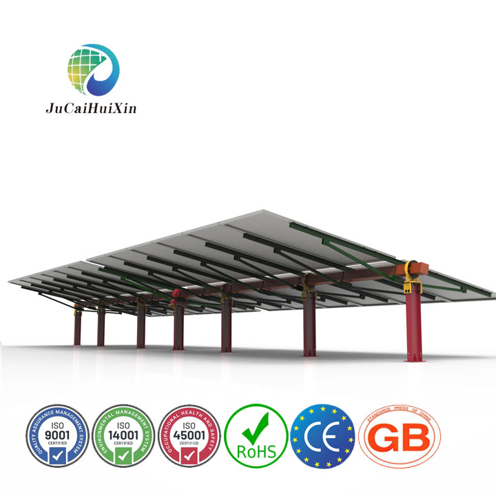 Wholesale Hot Dipped Galvanized Ground Solar Array Single Axis Mounting Structure