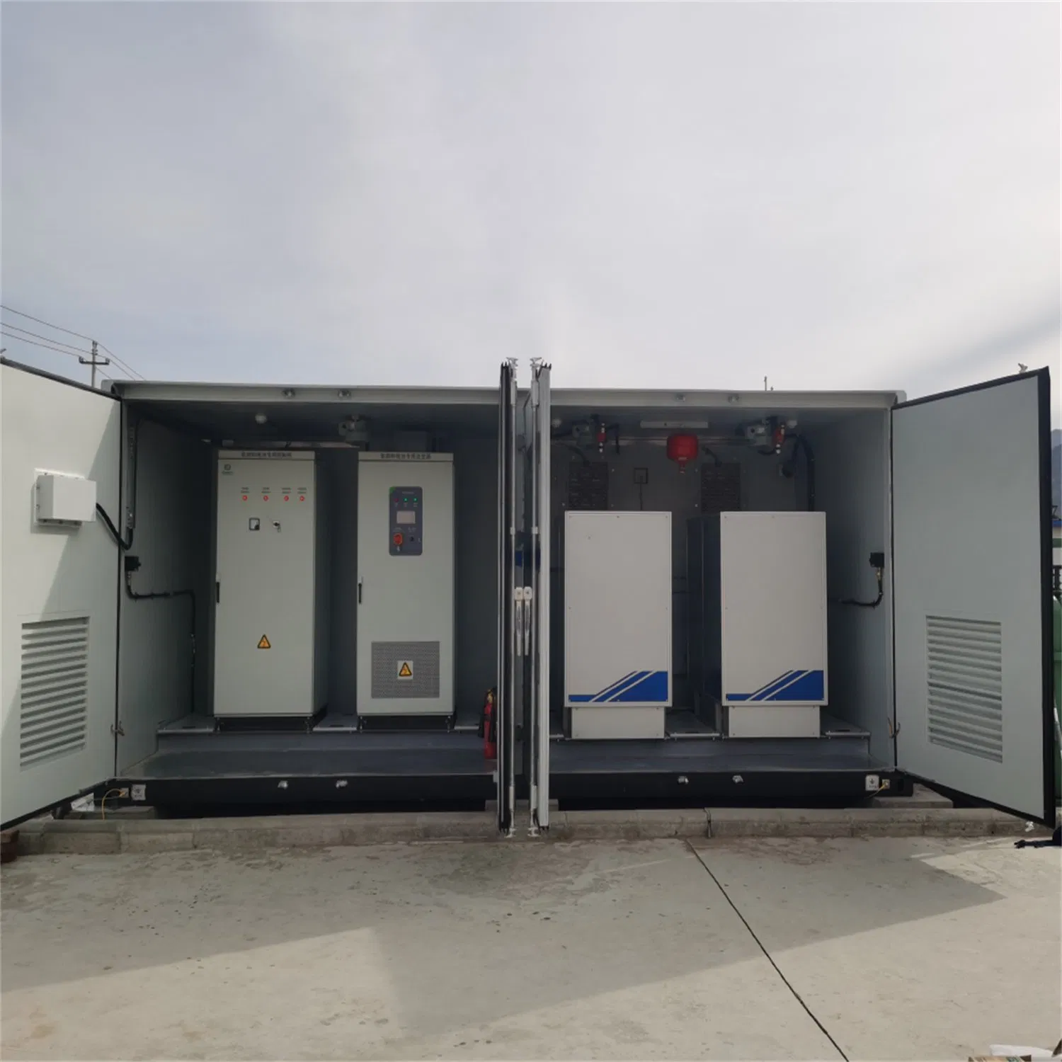 High power and high efficiency modular hydrogen energy storage power generation system