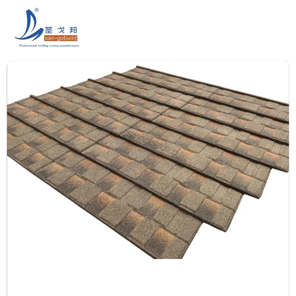 China Factory Price Stone Coated Metal Steel Roof Tile Green Building Materials in Kenya for Roof Houses