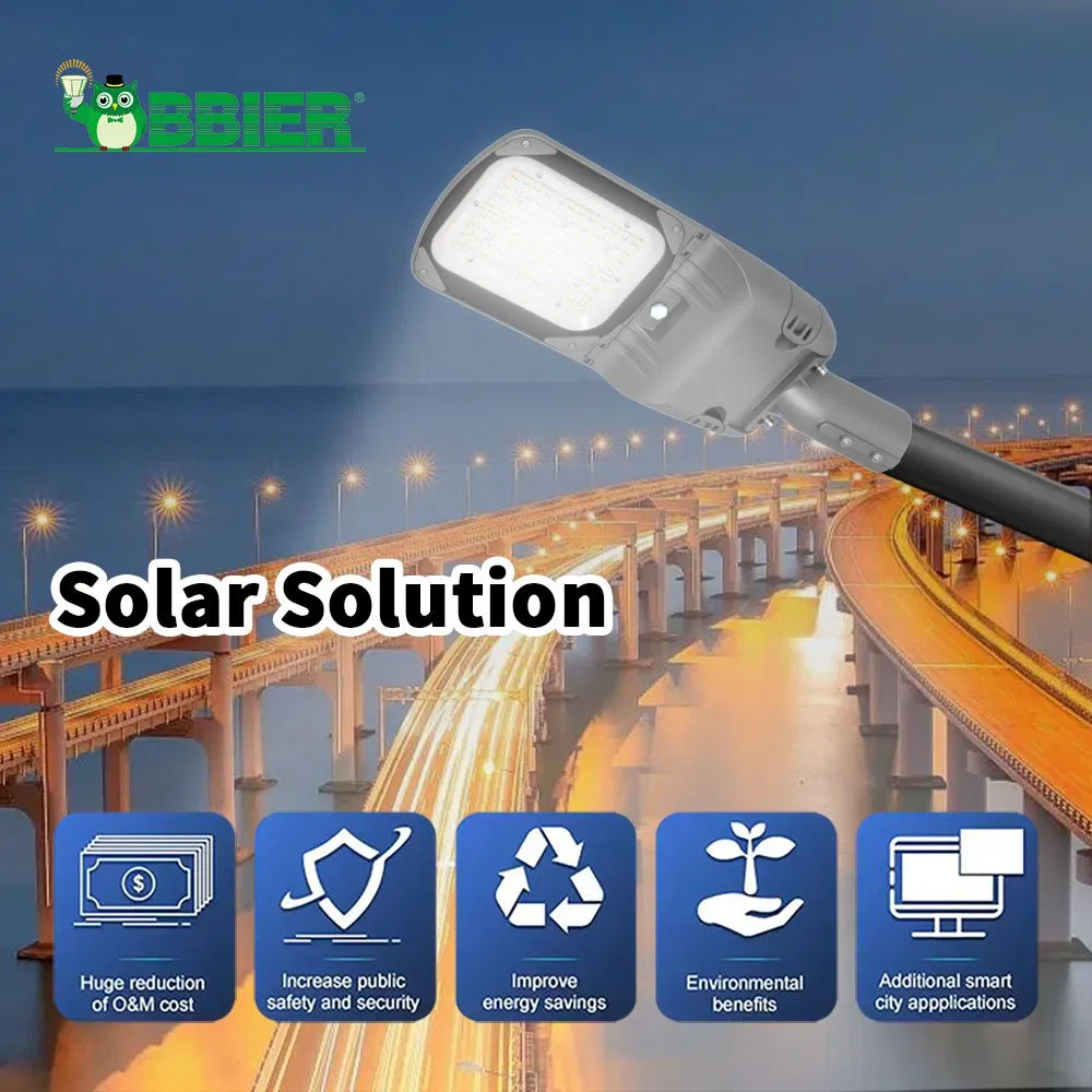 IP65-Rated Waterproof Smart LED Street Lighting Powered Solar Controller by Solar-Scm Solution