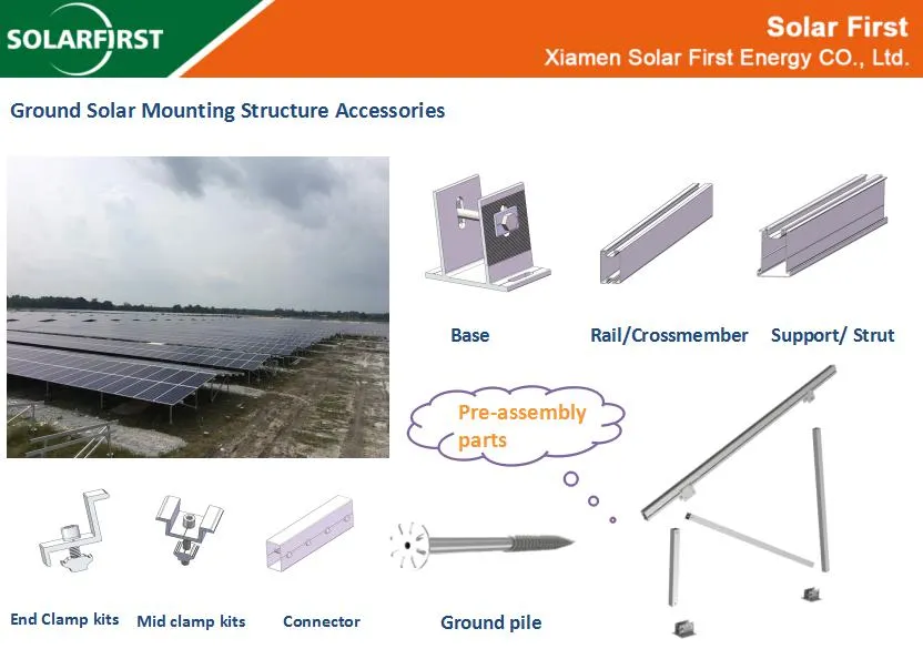 Ground Solar Mounting Structure 1
