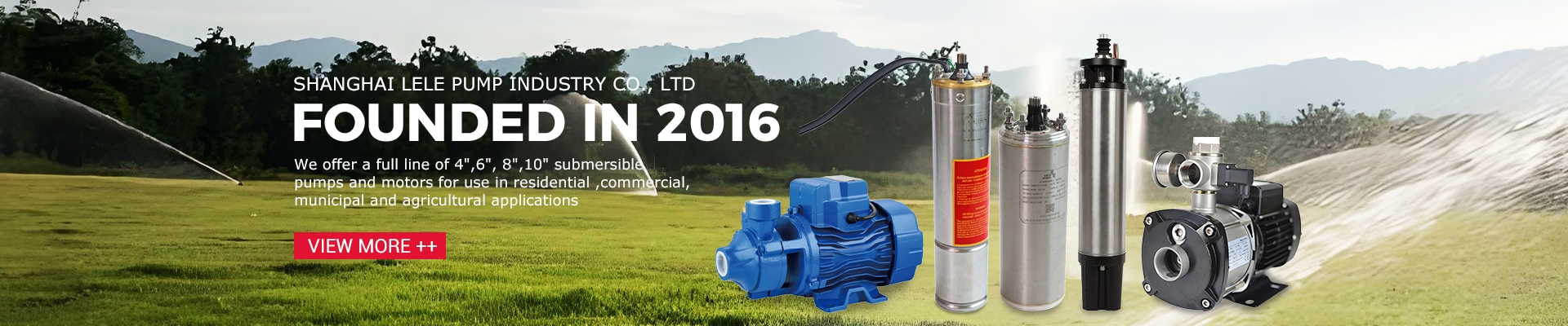 High Efficiency AC Submersible Pump for Solar Water Solutions