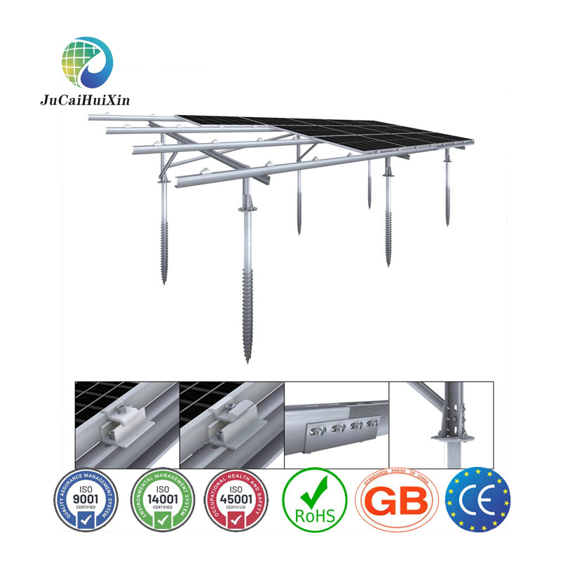 Jchx CE Certified Carbon Steel Structure for Ground-Mounted Photovoltaics