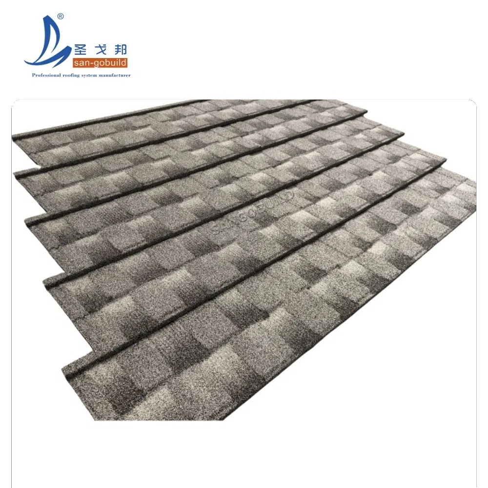 China Factory Price Stone Coated Metal Steel Roof Tile Green Building Materials in Kenya for Roof Houses